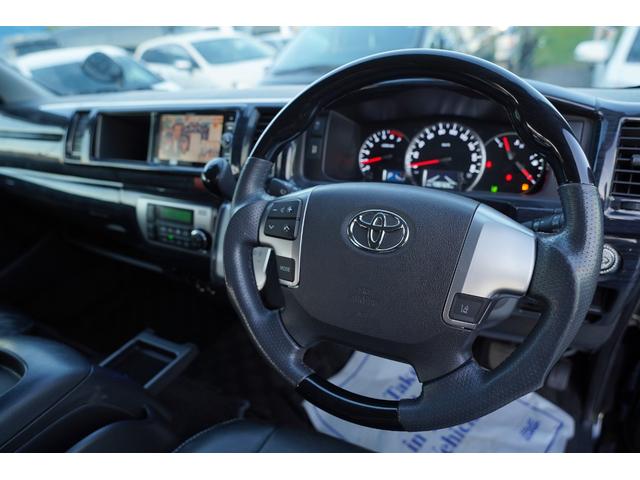 ハイエースワゴン ＧＬ５型モデル　社外ナビ地デジ・Ｂカメラ・後席モニター×２・パワードア・ベッドキット・フロアパネル・Ｆスポイラー・社外１８アルミ・ＬＥＤライト・フォグ・ＥＴＣ・スマートキー・Ｒヒータークーラー・本州仕入・ワンオーナー（17枚目）