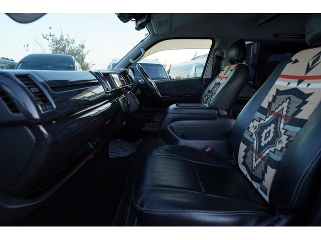 ハイエースワゴン ＧＬ５型モデル　社外ナビ地デジ・Ｂカメラ・後席モニター×２・パワードア・ベッドキット・フロアパネル・Ｆスポイラー・社外１８アルミ・ＬＥＤライト・フォグ・ＥＴＣ・スマートキー・Ｒヒータークーラー・本州仕入・ワンオーナー（23枚目）