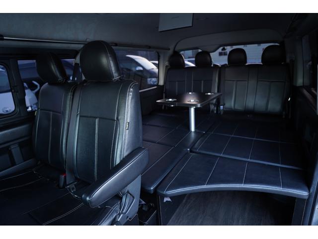 ハイエースワゴン ＧＬ５型モデル　社外ナビ地デジ・Ｂカメラ・後席モニター×２・パワードア・ベッドキット・フロアパネル・Ｆスポイラー・社外１８アルミ・ＬＥＤライト・フォグ・ＥＴＣ・スマートキー・Ｒヒータークーラー・本州仕入・ワンオーナー（41枚目）