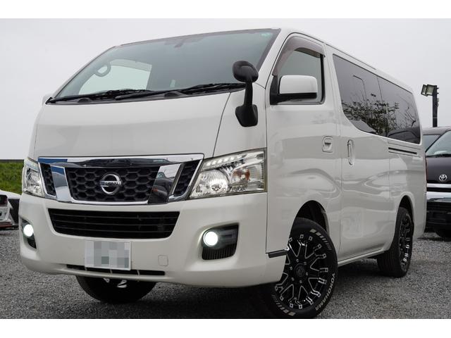 NV350キャラバンバン ロングプレミアムGXターボ 純正ナビフルセグ地デジ・Bカメラ・ベッドキット・HIDライト・LEDフォグ・社外17アルミ・ホワイトレタータイヤ・ドラレコ・ETC・インテリキー・Rヒータークーラー・本州仕入・寒冷地仕様・EGスタータ(3枚目)