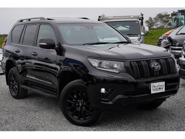 ランドクルーザープラド TX Lパッケージ マットブラックエディション最終モデル 最終モデル・純正9型ナビ地デジ・バックカメラ・電動サンルーフ・7人乗・黒革シート・パワーシート・シートベンチレーション・3列目電動格納・衝突軽減ブレーキ・レーダークルーズ・アンビエントライト・本州仕入(4枚目)