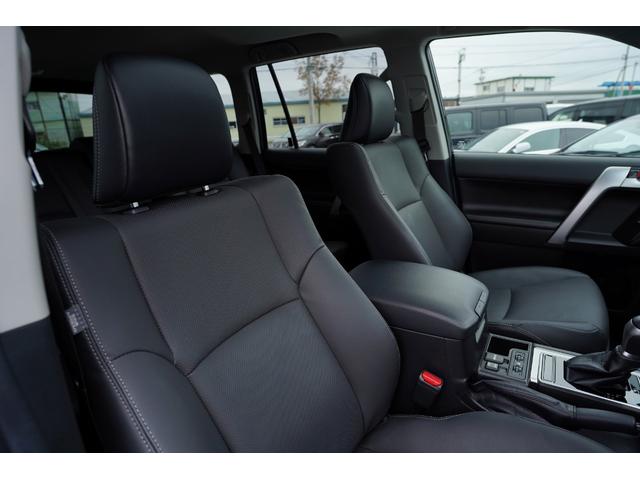 ランドクルーザープラド TX Lパッケージ マットブラックエディション最終モデル 最終モデル・純正9型ナビ地デジ・バックカメラ・電動サンルーフ・7人乗・黒革シート・パワーシート・シートベンチレーション・3列目電動格納・衝突軽減ブレーキ・レーダークルーズ・アンビエントライト・本州仕入(23枚目)