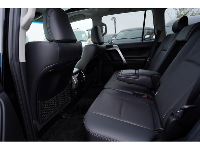 ランドクルーザープラド TX Lパッケージ マットブラックエディション最終モデル 最終モデル・純正9型ナビ地デジ・バックカメラ・電動サンルーフ・7人乗・黒革シート・パワーシート・シートベンチレーション・3列目電動格納・衝突軽減ブレーキ・レーダークルーズ・アンビエントライト・本州仕入(49枚目)