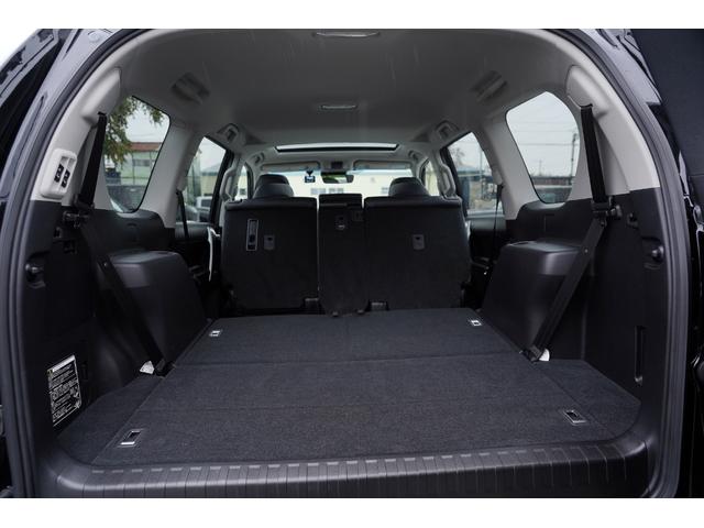 ランドクルーザープラド TX Lパッケージ マットブラックエディション最終モデル 最終モデル・純正9型ナビ地デジ・バックカメラ・電動サンルーフ・7人乗・黒革シート・パワーシート・シートベンチレーション・3列目電動格納・衝突軽減ブレーキ・レーダークルーズ・アンビエントライト・本州仕入(57枚目)