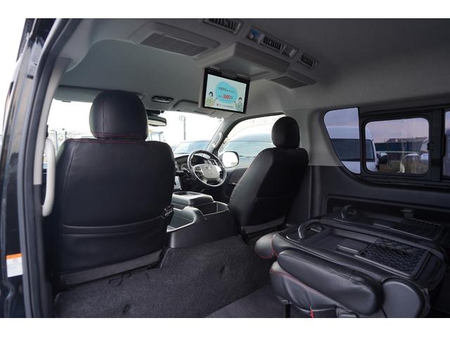 ハイエースワゴン GL5型モデル 純正ナビ地デジ・Bカメラ・後席モニター・パワードア・衝突軽減ブレーキ・レーンキープ・Fスポイラー・社外17アルミ・ベッドキット・LEDライトフォグ・LEDテール・スマートキー・ソナー・寒冷地・本州仕入(42枚目)