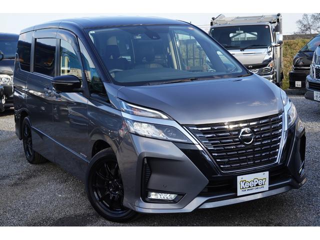 セレナ ハイウェイスターVセレクションブラックルーフ後期モデル 純正9型ナビ地デジ・後席モニター・360全方位モニター・プロパイロット・衝突軽減ブレーキ・BSM・合革シート・シートヒーター・ハンドルヒーター・LEDライト・社外17アルミ・ETC・ワンオーナー(6枚目)