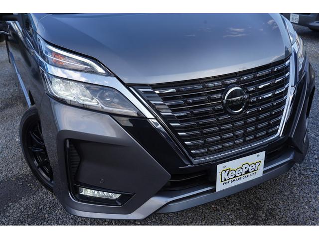 セレナ ハイウェイスターVセレクションブラックルーフ後期モデル 純正9型ナビ地デジ・後席モニター・360全方位モニター・プロパイロット・衝突軽減ブレーキ・BSM・合革シート・シートヒーター・ハンドルヒーター・LEDライト・社外17アルミ・ETC・ワンオーナー(8枚目)