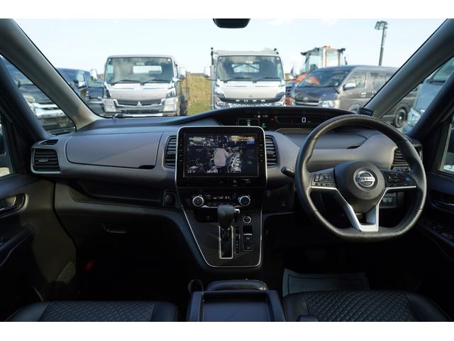 セレナ ハイウェイスターVセレクションブラックルーフ後期モデル 純正9型ナビ地デジ・後席モニター・360全方位モニター・プロパイロット・衝突軽減ブレーキ・BSM・合革シート・シートヒーター・ハンドルヒーター・LEDライト・社外17アルミ・ETC・ワンオーナー(18枚目)