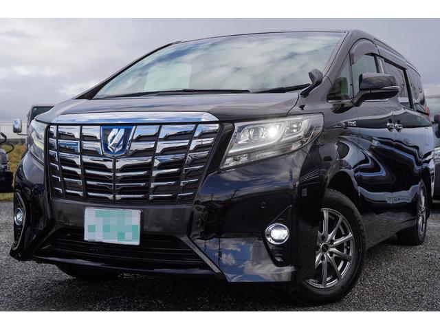 アルファードハイブリッド Ｇ　Ｆパッケージ　純正ナビフルセグ地デジ・バックカメラ・後席モニター・ベージュ本革シート・エグゼクティブシート・パワーオットマン・メモリーシート・シートヒーター・ステアヒーター・両側パワードア・パワーゲート・本州仕入（3枚目）