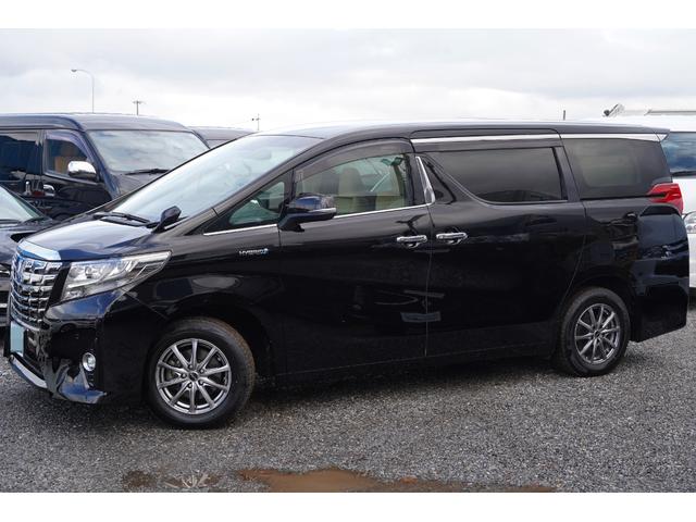 アルファードハイブリッド Ｇ　Ｆパッケージ　純正ナビフルセグ地デジ・バックカメラ・後席モニター・ベージュ本革シート・エグゼクティブシート・パワーオットマン・メモリーシート・シートヒーター・ステアヒーター・両側パワードア・パワーゲート・本州仕入（5枚目）