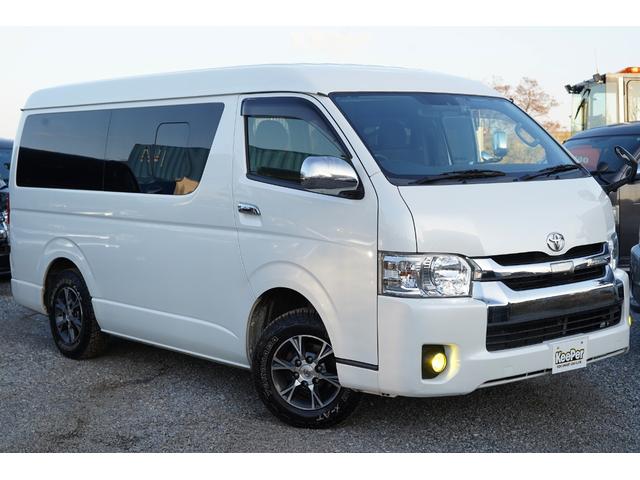 ハイエースワゴン ＧＬ５型モデル　純正ナビ地デジ・Ｂカメラ・１２．１後席モニター・パワードア・衝突軽減ブレーキ・レーンキープ・ＬＥＤライト・切替フォグ・ＥＴＣ・スマートキー・ドラレコ・寒冷地・Ｒヒータークーラー・ワンオーナー・本州仕入（6枚目）