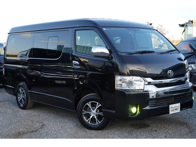 ハイエースワゴン ＧＬ４型後期モデル　アルパインナビフルセグ地デジ・バックカメラ・後席モニター・パワードア・ＬＥＤライト・ＬＥＤ切替フォグ・コンビステア・ＥＴＣ・スマートキー・１００Ｖ電源・純正１５アルミ・Ｒヒータークーラー・本州仕入（4枚目）