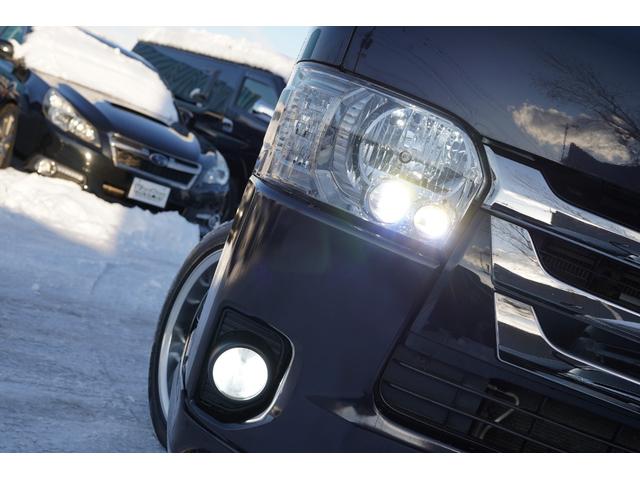 ハイエースバン スーパーＧＬ　ダークプライムＩＩ　５型モデル　社外ナビフルセグ地デジ・Ｂカメラ・両側パワードア・ＬＥＤライト・フォグ・Ｆスポイラー・ルーフスポイラー・モデリスタグリル・社外１８アルミ・寒冷地仕様・ツインバッテリー・純正ＥＧスターター・ワンオーナー（8枚目）