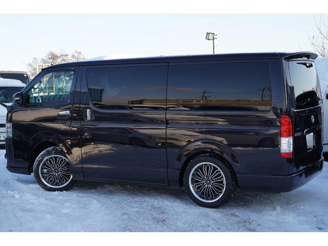 ハイエースバン スーパーＧＬ　ダークプライムＩＩ　５型モデル　社外ナビフルセグ地デジ・Ｂカメラ・両側パワードア・ＬＥＤライト・フォグ・Ｆスポイラー・ルーフスポイラー・モデリスタグリル・社外１８アルミ・寒冷地仕様・ツインバッテリー・純正ＥＧスターター・ワンオーナー（9枚目）