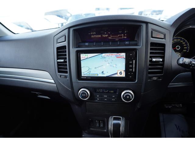 パジェロ ロング　エクシード　社外ナビフルセグ地デジ・バックカメラ・黒革シート・パワーシート・シートヒーター・ＬＥＤフォグ・社外１７アルミ・コンビステアリング・クルコン・ＡＣ１００Ｖ・ＥＴＣ・リアヒーター・寒冷地仕様・本州仕入（26枚目）