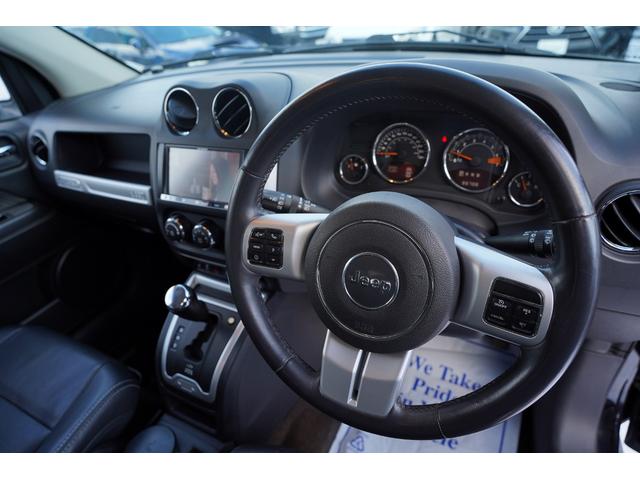 ジープ・コンパス リミテッド　社外ナビフルセグ地デジ・バックカメラ・ＢＯＳＴＯＮプレミアムサウンド・黒革シート・パワーシート・シートヒーター・ＥＴＣ・クルコン・純正１８アルミ・キーレス（15枚目）