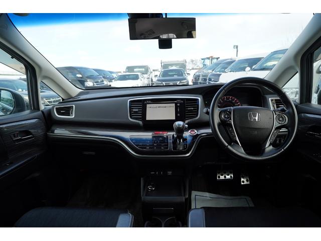 オデッセイ アブソルート・ＥＸ　純正ナビフルセグ地デジ・バックカメラ・後席モニター・両側パワードア・ハーフ革シート・ＬＥＤデイライト・ウェルカムライト・リアシェード・ＥＴＣ・スマートキー・ＢＳＭ・クルコン・社外１８アルミ・リアヒータ（18枚目）