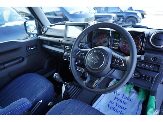 ジムニー ＸＣ届出済未使用車　届出済未使用車・レーダーブレーキサポート・衝突軽減ブレーキ・レーンキープ・社外ディスプレイオーディオ・ＬＥＤライト・ＬＥＤフォグ・前後バンパー・グリル・プッシュスタート・スマートキー・シートヒーター（15枚目）