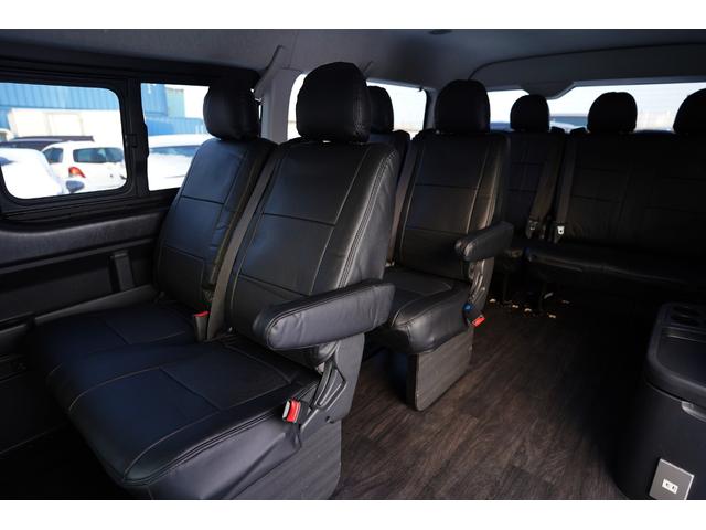 ハイエースワゴン ＧＬ４型後期モデル　社外ナビフルセグ地デジ・Ｂカメラ・追加モニター・後席モニター・パワードア・ＬＥＤライトＬＥＤフォグ・ＬＥＤテール・シートカバー・フロアパネル・Ｆスポイラー・ＥＴＣ・スマートキー・寒冷地仕様・本州仕入（40枚目）