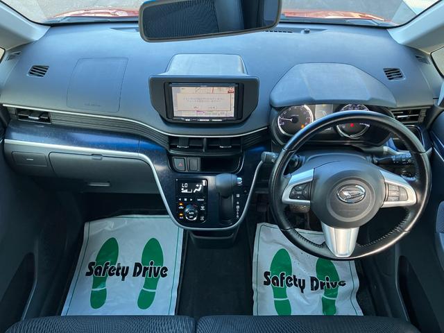 ムーヴ カスタム　ＲＳ　ハイパーＳＡ　ハーフレザーシート　社外ナビ　ターボ　スマートアシスト　スマートキー　ＬＥＤヘッドライト　フォグランプ　プッシュスタート　ＥＴＣ　オートライト　アイドリングストップ　４ＷＤ（5枚目）