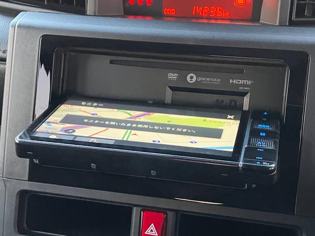 ルーミー X 4WD スマアシ 社外ナビ バックカメラ 夏冬タイヤ付き スマートキー フルセグTV 片側パワスラ オートライト アイドリングストップ クリアランスソナー 衝突軽減ブレーキ 横滑り防止装置(15枚目)