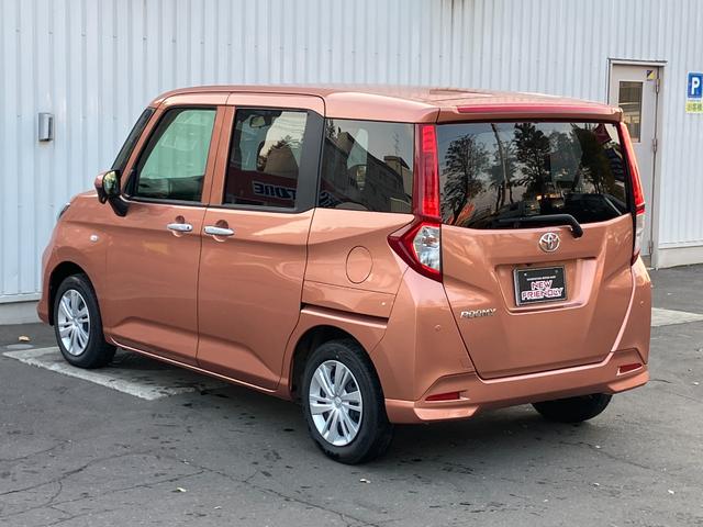 ルーミー X 4WD スマアシ 社外ナビ バックカメラ 夏冬タイヤ付き スマートキー フルセグTV 片側パワスラ オートライト アイドリングストップ クリアランスソナー 衝突軽減ブレーキ 横滑り防止装置(35枚目)