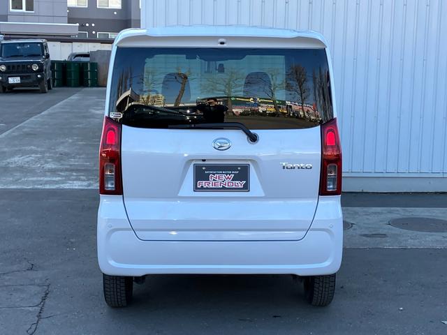 タント Ｘ　４ＷＤ　夏冬タイヤ付き　スマートキー　片側パワスラ　純正ＣＤチューナー　ドラレコ　ブレーキホールド　アイドリングストップ　クリアランスソナー　オートライト　衝突軽減ブレーキ　横滑り防止装置　電格ミラー（36枚目）