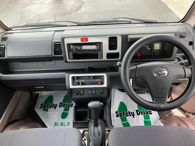 ハイゼットトラック ジャンボＳＡＩＩＩｔ　パートタイム４ＷＤ　キーレスエントリー　社外ＣＤチューナー　三方開　スマートアシスト　マニュアルエアコン　フォグ　衝突軽減ブレーキ　横滑り防止装置（5枚目）