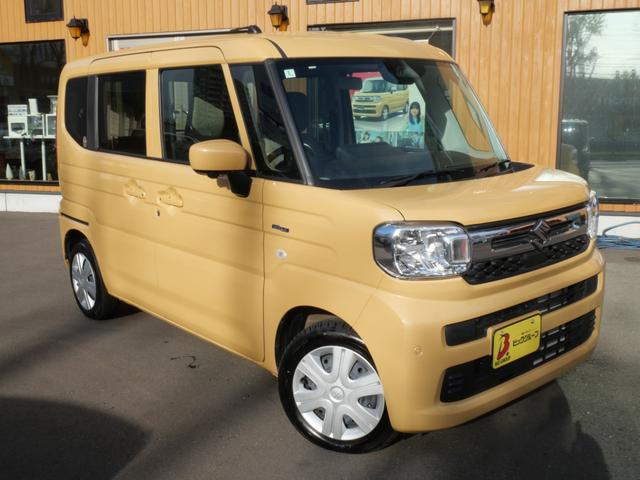 スペーシア ハイブリッドX セーフティプラスPKG スズキコネクト全方位ナビ デュアルセンサーブレーキサポートII バックソナー フロントソナー サーキュレーター アダプティブクルーズコントロール オートライト プッシュスタート(6枚目)