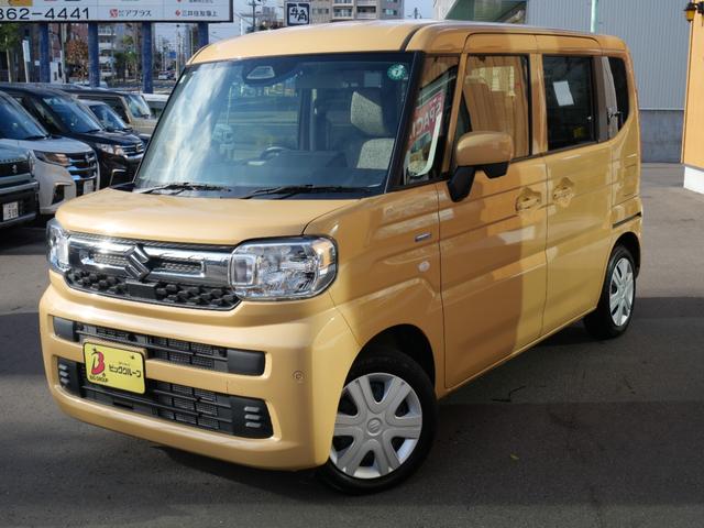 スペーシア ハイブリッドX セーフティプラスPKG スズキコネクト全方位ナビ デュアルセンサーブレーキサポートII バックソナー フロントソナー サーキュレーター アダプティブクルーズコントロール オートライト プッシュスタート(8枚目)