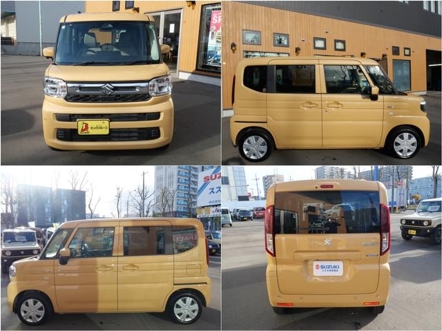 スペーシア ハイブリッドX セーフティプラスPKG スズキコネクト全方位ナビ デュアルセンサーブレーキサポートII バックソナー フロントソナー サーキュレーター アダプティブクルーズコントロール オートライト プッシュスタート(9枚目)