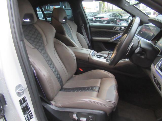 X6 M コンペティション 冬タイヤ付き 1オーナー コンフォートPKG プラスPKG リアエンター カーボンインテリア レーザーライト アラームシステム フルレザーインテリア シートヒーター ベンチレーション ソフトクローズ(10枚目)