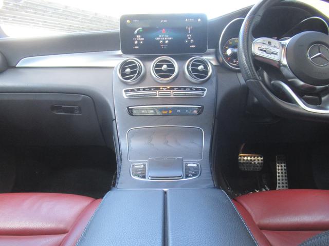 ＧＬＣ ＧＬＣ２２０ｄ　４マチック　ＡＭＧライン　冬タイヤ付　パノラマサンルーフ　ブルメスターサウンド　黒革×赤革シート　シートヒーター　ナビ　フルセグ　ヘッドアップディスプレイ　アダプティブクルーズコントロール　３６０度カメラ　Ｂｌｕｅｔｏｏｔｈ（6枚目）