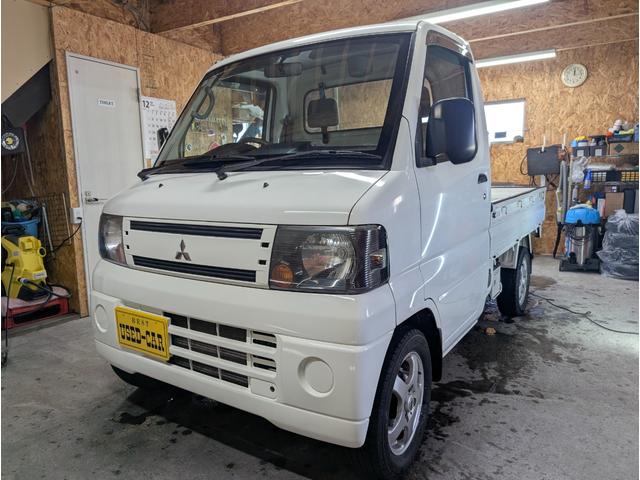 ミニキャブトラック ＶＸ－ＳＥ　エアコン　パワステ　２ＷＤ４ＷＤ切替有　車検令和９年１１月　防錆塗装済　５速ＭＴ（2枚目）