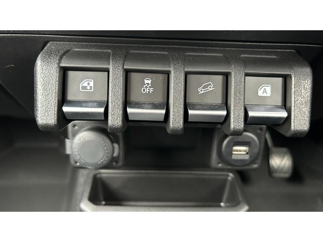 ジムニー ＸＬ　４ＷＤ　マニュアル５ＭＴ　衝突被害軽減ブレーキ　オートエアコン　ディスプレイオーディオＣＤ／ＤＶＤ／ＵＳＢプレイヤー　スマートキー　運転席・助手席シートヒーター　夏冬タイヤあり　ワンオーナー　禁煙車（24枚目）