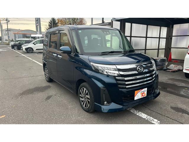 トール カスタムG 4WD SA3 LEDヘッドライト 9インチSDナビ フルセグTV Bluetooth バックモニター スマートキー&純正エンスタ 両側電動スライドドア ドライブレコーダー 夏冬AW 寒冷地仕様(4枚目)