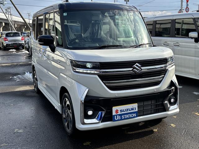 スペーシアカスタム ハイブリッドＸＳターボ　４ＷＤ　☆前後ブレーキサポート☆（3枚目）