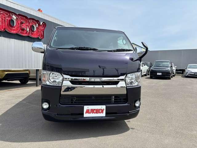 レジアスエースバン スーパーＧＬ　ダークプライムＩＩ　４ＷＤ　４１５ＣＯＢＲＡ　Ｓ－６ボンネット＆クリーンルック３Ｆリップ＆ステージ２ルーフスポイラー＆バッドラッカーＳＤ－６　１７インチＡＷ　両側パワースライドドア　ＥＴＣ　社外コンソールＢＯＸ（7枚目）