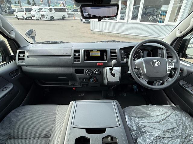 ハイエースバン 　ＤＸ　ロング　ディーゼルターボ　４ＷＤ　登録未使用車　寒冷地仕様　パノラミックビューモニター　デジタインナーミラー　ＬＥＤヘッドランプ　電動格納ミラーヒータ付　リアＡＣ　スライドドアイージークローザー（29枚目）