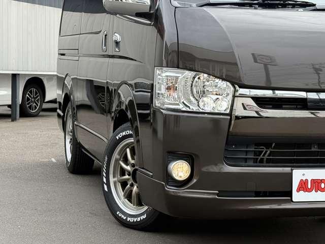 ハイエースバン スーパーＧＬ　５０ＴＨ　アニバーサリーリミテッド　４ＷＤ　４１５ＣＯＢＲＡ　ＣＬ－３　ステージ２ルーフスポイラー　Ｂｙ２ＮＥＯ　ＢＡＤフェイスボンネット　ローフォルムフェンダー　ＥＳＳＥＸ　１７インチブロンズホイール（17枚目）