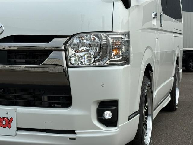 ハイエースバン スーパーGL ダークプライムII 4WD ワンオーナー 寒冷地仕様 パノラミックビューモニター デジタルインナーミラー 415COBRA CL-3フロントリップ CL-2サイドステップ CL-ステップリアバンパー バッドラッカー(20枚目)