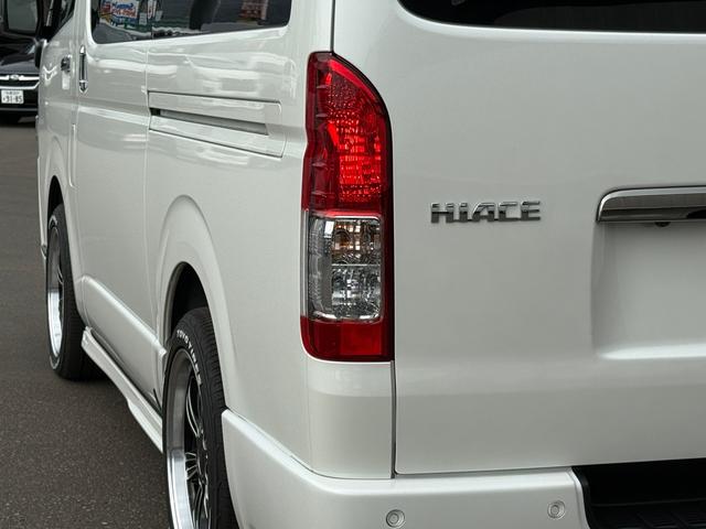 ハイエースバン スーパーGL ダークプライムII 4WD ワンオーナー 寒冷地仕様 パノラミックビューモニター デジタルインナーミラー 415COBRA CL-3フロントリップ CL-2サイドステップ CL-ステップリアバンパー バッドラッカー(21枚目)