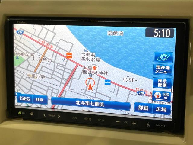 アルトラパン Ｇ　４ＷＤ　ＳＤナビ　バックカメラ　シートヒーター　スマートキー　ＣＤ　ＵＳＢ　ｉＰｏｄ　地デジ　ドアバイザー　ヘッドライトレベライザー　パワーウィンドウ　パワーステアリング　トラクションコントロール（3枚目）