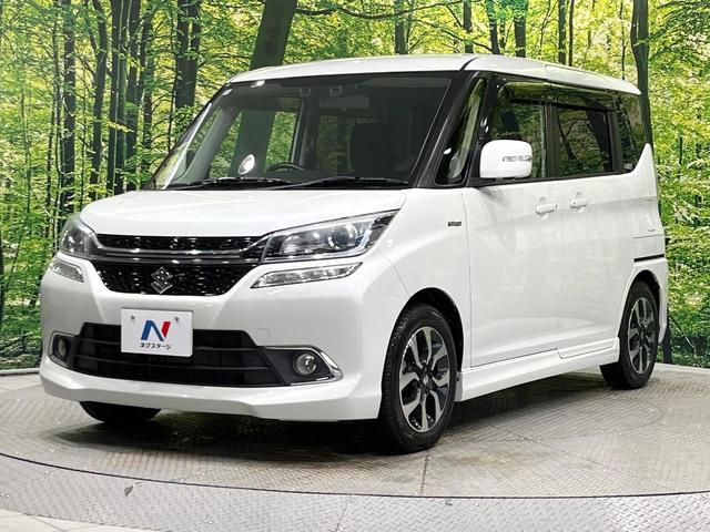 ソリオバンディット ハイブリッドＭＶ　４ＷＤ　禁煙車　電動スライドドア　全周囲カメラ　スズキセーフティサポート　スマートキー　ＬＥＤヘッド　クルコン　車線逸脱警報　オートライト　オートエアコン　純正１５インチアルミ　Ｂｌｕｅｔｏｏｔｈ（67枚目）