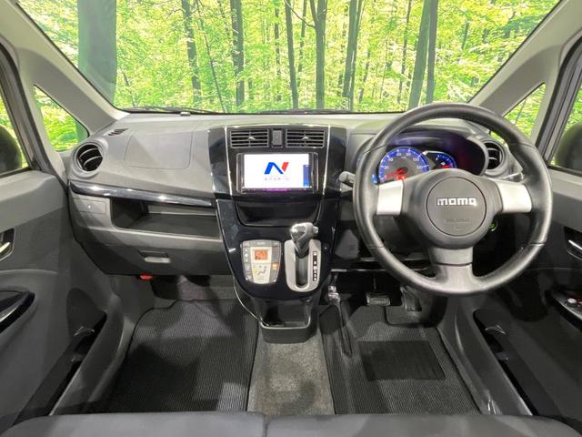 ムーヴ カスタム RS 4WD ターボ 禁煙車 スマートキー LEDヘッド ETC オートライト オートエアコン 純正15インチアルミ アイドリングストップ momoステアリング プッシュスタートボタン(2枚目)