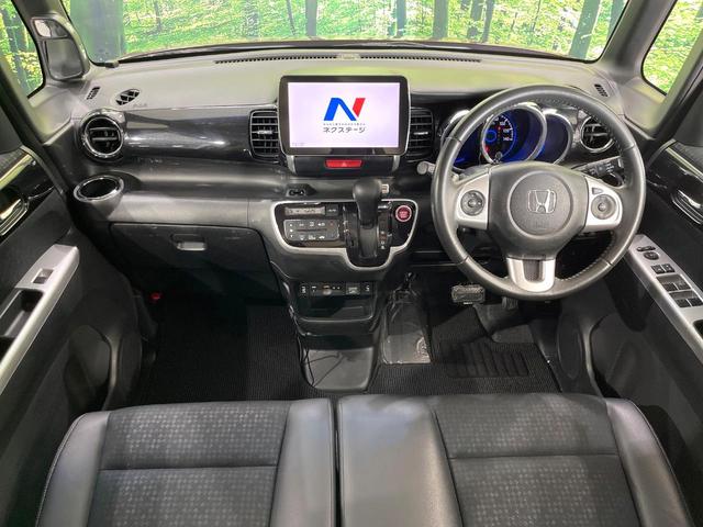 N-BOXカスタム G・ターボLパッケージ 4WD ターボ SDナビ バックカメラ 禁煙車 ハーフレザーシート ドラレコ スマートキー HIDヘッド ビルトインETC クルコン オートライト オートエアコン 純正15インチアルミ(2枚目)
