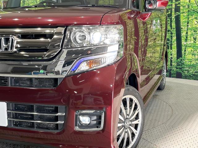 N-BOXカスタム G・ターボLパッケージ 4WD ターボ SDナビ バックカメラ 禁煙車 ハーフレザーシート ドラレコ スマートキー HIDヘッド ビルトインETC クルコン オートライト オートエアコン 純正15インチアルミ(12枚目)