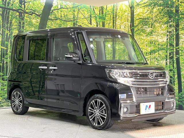 タント カスタムRS トップエディションSAIII 4WD 禁煙車 ターボ 両側電動ドア 純正8型SDナビ バックカメラ スマートアシスト 半革シート シートヒーター ドラレコ コーナーセンサー スマートキー LEDヘッド ETC オートハイビーム(16枚目)