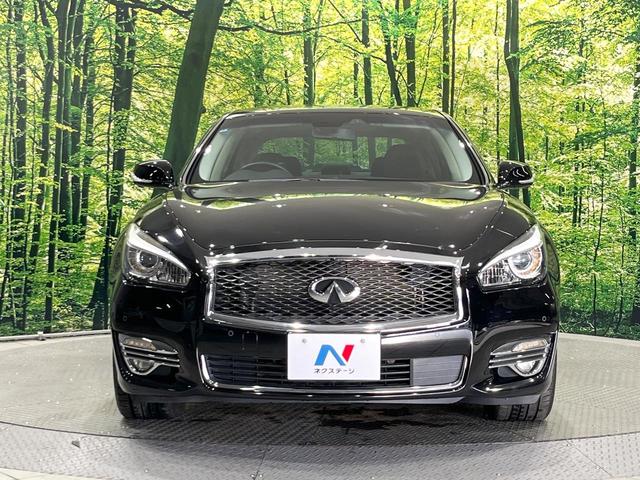 フーガ 370GT FOUR 4WD サンルーフ 純正HDDナビ 全周囲カメラ エマージェンシーブレーキ レーダークルーズ 禁煙車 レザーシート 前席シートエアコン コーナーセンサー スマートキー LEDヘッド ビルトインETC(14枚目)