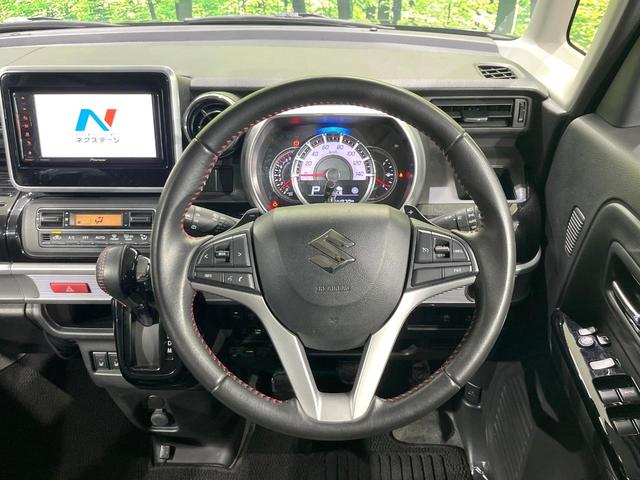 スペーシアカスタム ハイブリッドXSターボ 4WD 禁煙車 両側電動ドア ディスプレイオーディオ バックカメラ セーフティサポート ハーフレザーシート コーナーセンサー クルーズコントロール シートヒーター LEDヘッド オートライト(11枚目)